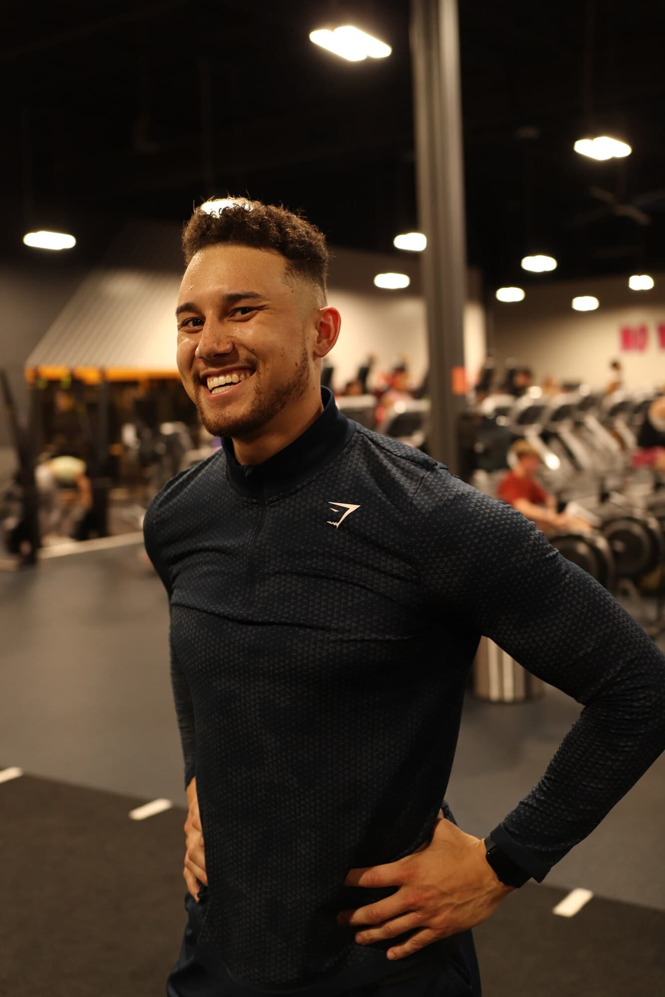 Christian Hayes training calisthenics in Jacksonville
